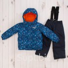 Комплект зимний для мальчика куртка и брюки рост 110 см цвет синий MW27201