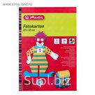 Картон цветной набор 320*220мм Herlitz 10л*10цв 270г/м² блок 237008