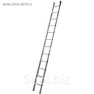 Лестница приставная KRAUSE SIBILO, односекционная, рабочая высота 4.7 м, 12 ступеней