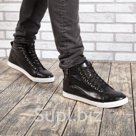 Кеды мужские зимние цвет черный размер 40