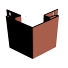 Наружный угол FineBer Plus Могано 3,05м.(уп. 5 шт)