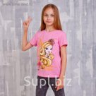 Футболка для девочки "Ever After High", рост 146 см (76), цвет розовый (арт. ZG 02254-Р2_Д)