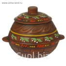 Горшочек для запекания "Вьюн" рисованный, 0,7 л, микс