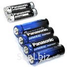 Батарейка Panasonic пальчиковая (АА) солевая R06 - 8, комплект 8 шт. - цена за 1 шт.