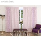 Фотошторы "Лидия", размер 150х260 см-2 шт.,   блэкаут