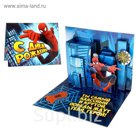 Объемная открытка "Герою", Человек-Паук