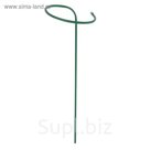 Кустодержатель, d=28 см, h=84 см, ножка d=1 см, металл с ПВХ покрытием, зелёный