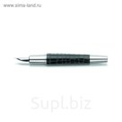 Ручка перьевая подарочная Faber-Castell E-Motion Edelharz Croco, M, черн.смола,под/к