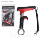 Захват для рыбы Yoshi Onyx professional fish gripper с цифровыми весами, 25 кг, черно-красны