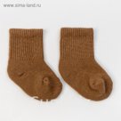 Носки детские из шерсти верблюда 02101 цвет рыжий, р-р 10-12 см (1)