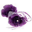 Набор роз для декора цвет фиолетовый