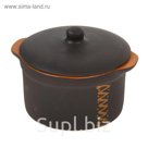 Кастрюля керамическая № 2 чугун 1л