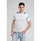 Футболка спортивная мужская вид 7 размер L цвет белый