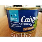 Сайра натур.с доб.масла, Ключ. ДК, произ. РКК, 250 гр, 24 шт