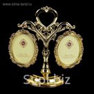 Фоторамка "Золотое дерево" на 2 фото 7х9 см