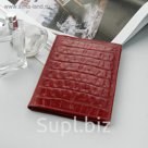 Обложка для автодокументов и паспорта, 5 карманов для карт, красный кайман