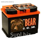 Аккумуляторная батарея Batbear 62 Ач 6СТ-62LA