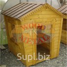 Детский домик "Малышок" - оригинальное деревянное изделие для любой детской площадки. Домик имеет два окна и скамью внутри по периметру. Данный вариант изделия…