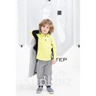 Рубашка поло для мальчика рост 122 см цвет цвет лимонный ч рный Н РБ 277А