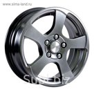 Диск SKAD Акула 5,5x14 4x 98 ET35 d58,6 гальвано (1330029)