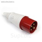 Вилка 024 3Р+РЕ 32А 380В IP44 TDM