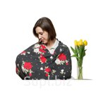 Накидка для кормления Алые цветы от ПЕЛЁНКИНО®