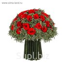 Декоративная композиция "Лаванда зелёная" средний бутон, 28 х 28 х 28 см