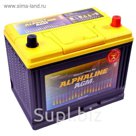 Аккумуляторная батарея ALPHALINE D26L75 А/ч - 6 СТ АПЗ AGM выс. обратная полярность