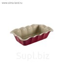 Форма для выпечки Oven, розовая, прямоугольная, 27,8 x 17,7 x 7,2 см