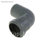 Отвод канализационный SK-plast, 50 мм, 90°