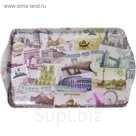 Поднос сервировочный 38,8 х 24 см "Вокруг Света"