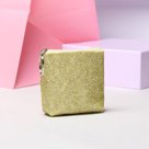 Кошел к женский Блеск отдел на молнии с кольцом цвет золотой