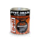 Грунт-эмаль по ржавчине DALI 3в1, молотковая, серебристая 0,75 л, Рогнеда