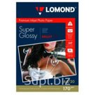 Фотобумага Lomond 1101101 A4/170г/м2/20л./белый высокоглянцевое для струйной печати