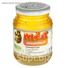 Мед правильных пчел акация, стекло, 370 гр