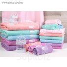 Полотенце махровое "Этель" Passero, размер 30х50 см, цвет розовый