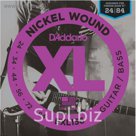 Струны для электрогитары D'Addario EXL156 Nickel Wound Fender Bass VI