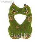 Копилка "Коты" пара, флок, микс