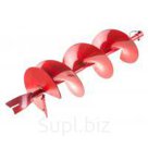 Шнек для грунта 200х800мм Hammer Flex 210-029, 403308, к мотобуру с валом 20 мм