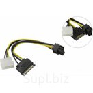 Orient C578 Переходник питания для видеокарт 1SATA M+1big- 6 / 8pin Orient Hero