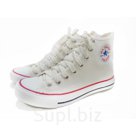 Белые высокие кеды 37-44