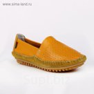 Мокасины женские арт. К2702-11 (желтый) (р. 39)