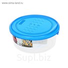 Контейнер пищевой 500 мл круглый Pattern, цвет МИКС