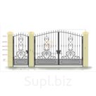 Кованые ворота и калитка 13