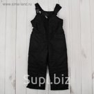 Полукомбинезон для мальчика, рост 140 см, цвет чёрный ПКМ-5/35