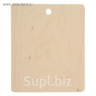 Доска разделочная 21х25х0,8 см "Натуральное дерево"