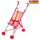 Коляска трость для кукол пластиковый каркас МИКС