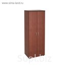 Гардероб двухдверный, 700х500х1860 мм, итальянский орех
