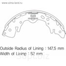 Колодки тормозные  HI-Q SA136