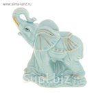 Сувенир "Слоник" голубой